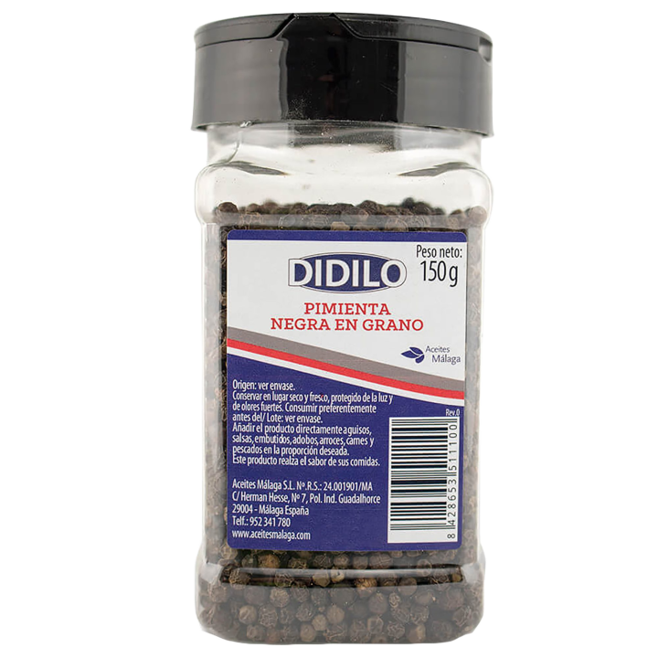 Pimienta negra 150g