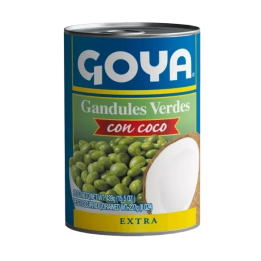 Guandules verdes con coco
