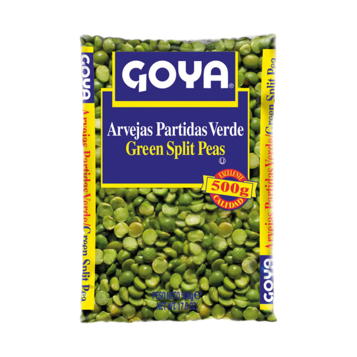 Arvejas verdes partidas