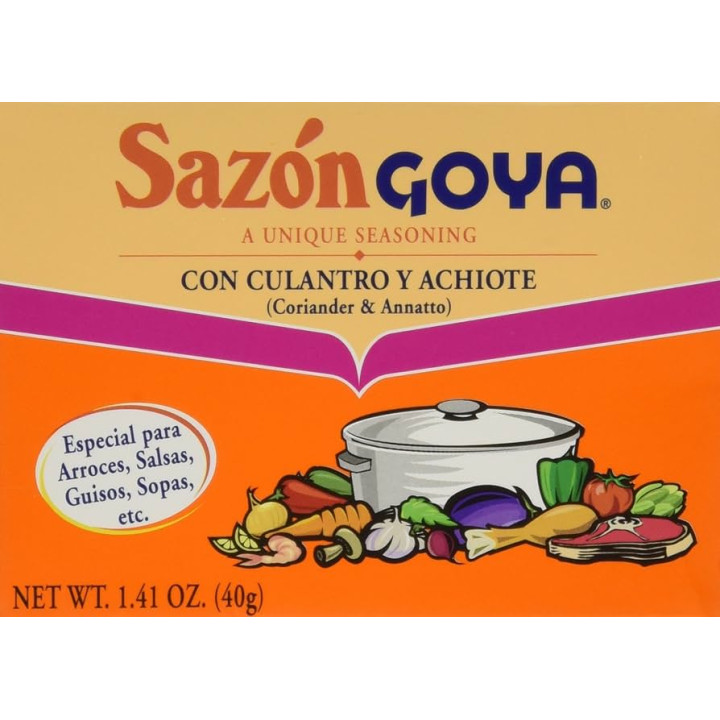 Sazon GOYA con culadron y achiote 40g