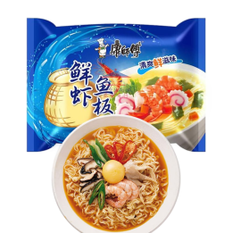 康师傅 鲜虾鱼板面 105G
