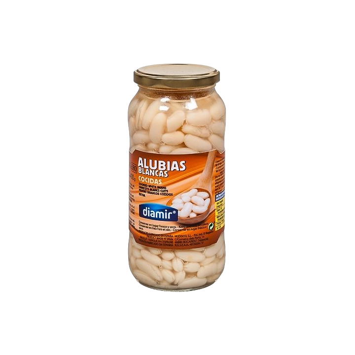 Diamir alubias blancas cocidas 540g
