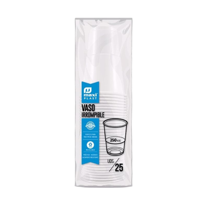 Vasos irrompibles 250cc