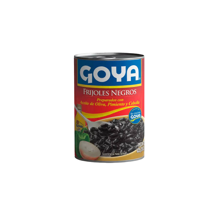 Frijoles negros lata