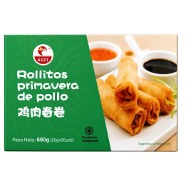 Rollitos primavera de pollo春卷鸡肉